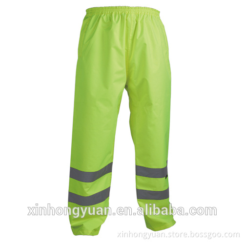 custom fluorescent green/orange breathable reflective worker pants
